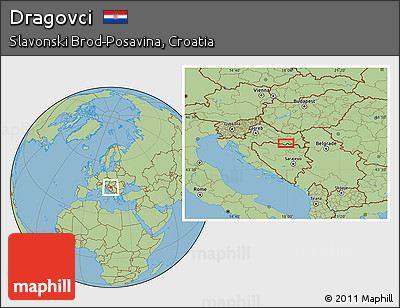 Savanna Style Location Map of Dragovci