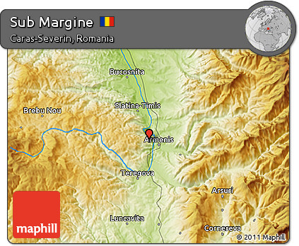 Physical 3D Map of Sub Margine