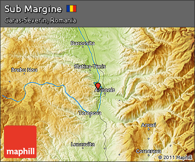 Physical 3D Map of Sub Margine