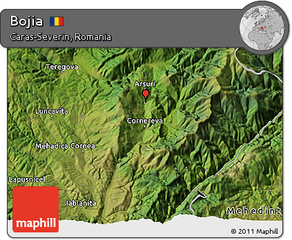 Satellite 3D Map of Bojia
