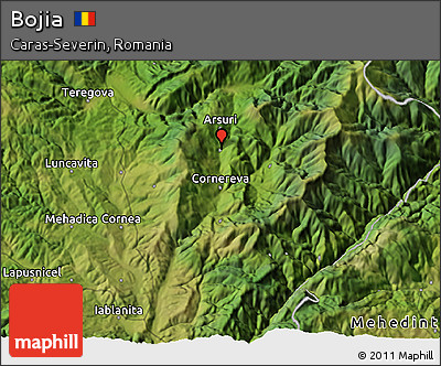 Satellite 3D Map of Bojia