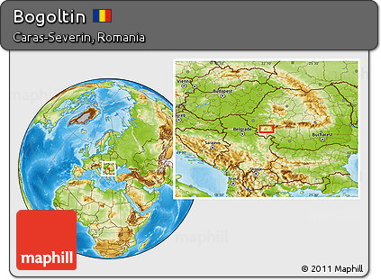 Physical Location Map of Bogoltin