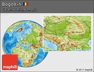 Physical Location Map of Bogoltin