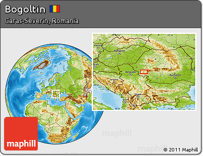 Physical Location Map of Bogoltin