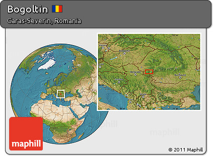 Satellite Location Map of Bogoltin