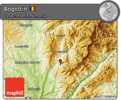 Physical Map of Bogoltin