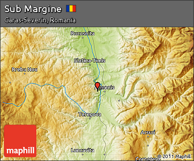 Physical Map of Sub Margine