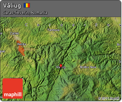 Satellite Map of Văliug
