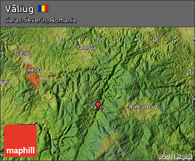 Satellite Map of Văliug