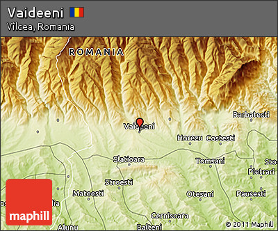 Physical 3D Map of Vaideeni