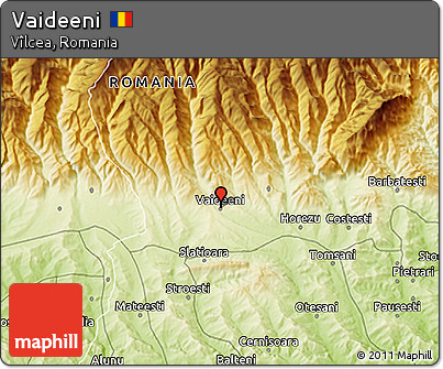 Physical 3D Map of Vaideeni