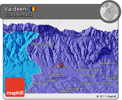 Political Panoramic Map of Vaideeni