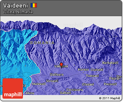 Political Panoramic Map of Vaideeni