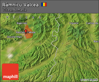 Satellite Map of Râmnicu Vâlcea