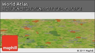 Satellite Panoramic Map of the Area around 45° 10' 22" N, 38° 19' 30" E
