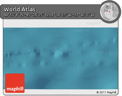 Satellite 3D Map of the Area around 45° 10' 22" N, 38° 10' 29" W