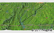 Satellite 3D Map of the area around 45° 10' 22" N, 72° 10' 30" W