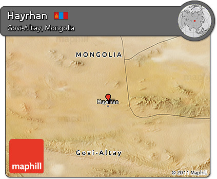 Satellite 3D Map of Hayrhan