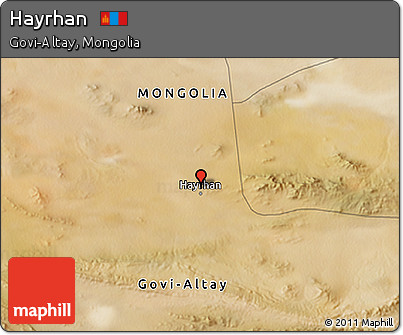 Satellite 3D Map of Hayrhan