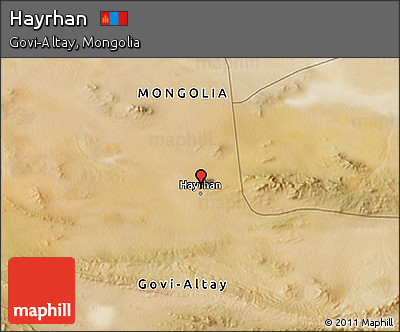 Satellite 3D Map of Hayrhan