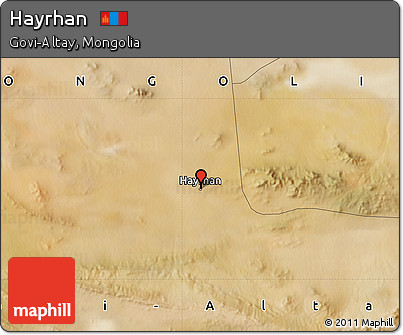 Satellite Map of Hayrhan