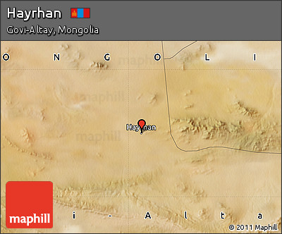 Satellite Map of Hayrhan