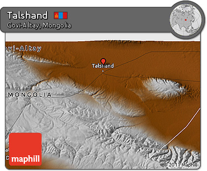 Physical 3D Map of Talshand