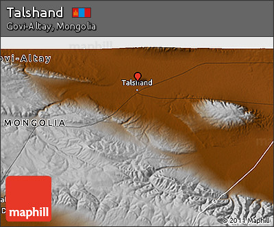 Physical 3D Map of Talshand