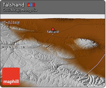 Physical 3D Map of Talshand