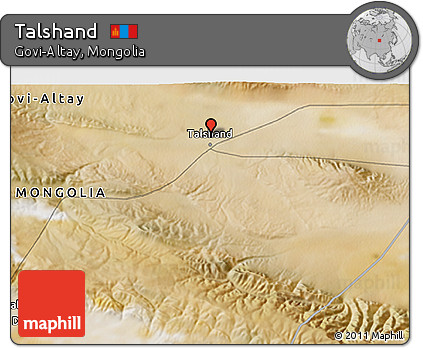 Satellite 3D Map of Talshand
