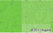 Political Map of the area around 45° 35' 46" N, 101° 55' 30" W