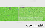 Political Panoramic Map of the area around 45° 35' 46" N, 101° 55' 30" W