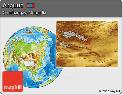 Physical Location Map of Arguut