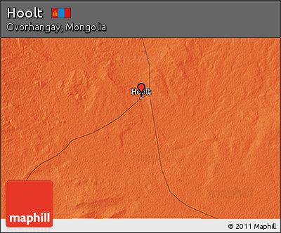 Political 3D Map of Hoolt
