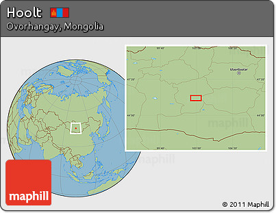 Savanna Style Location Map of Hoolt