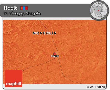 Political Panoramic Map of Hoolt