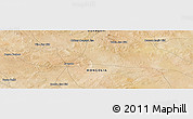 Satellite Panoramic Map of the area around 45° 35' 46" N, 107° 10' 30" E