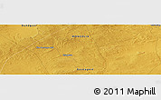 Physical Panoramic Map of the area around 45° 35' 46" N, 108° 52' 30" E