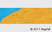 Political Panoramic Map of the area around 45° 35' 46" N, 108° 52' 30" E