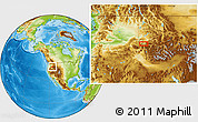 Physical Location Map of Riggins