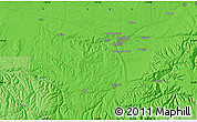 Political Map of the area around 45° 35' 46" N, 118° 55' 30" W