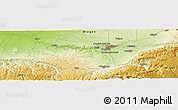 Physical Panoramic Map of Hinkle