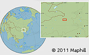 Savanna Style Location Map of Togs