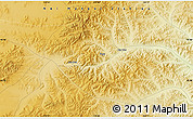 Physical Map of the area around 45° 35' 46" N, 119° 55' 30" E