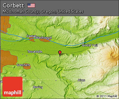 Physical Map of Corbett