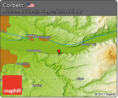 Physical Map of Corbett