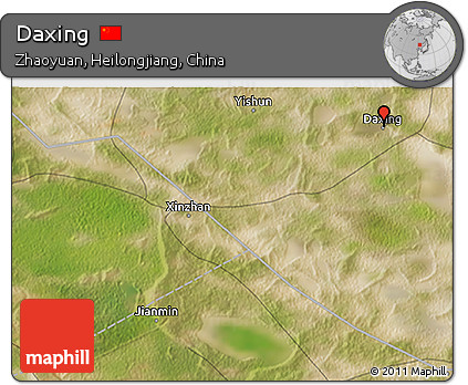 Satellite 3D Map of Daxing