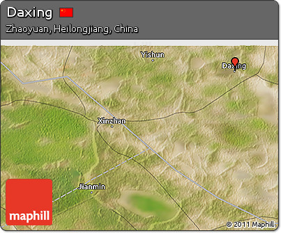 Satellite 3D Map of Daxing