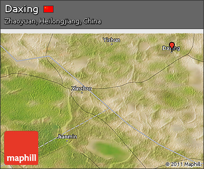 Satellite 3D Map of Daxing