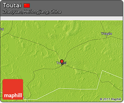 Physical 3D Map of Toutai